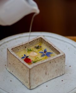 Piselli - Panna Cotta ai Fiori